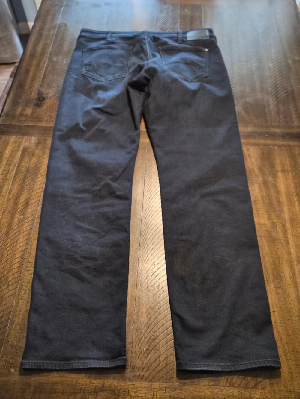 Mavi Jeans Matt Relaxed Straight Leg Dark Wash Blue Denim Mens Size 38x34 G596
